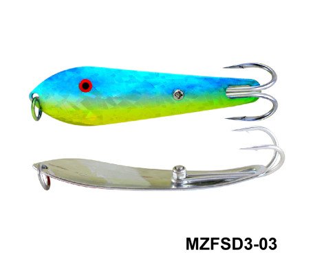 AQUA MARINE - Fishing Spoon with Double Hooks - (Size: 3)